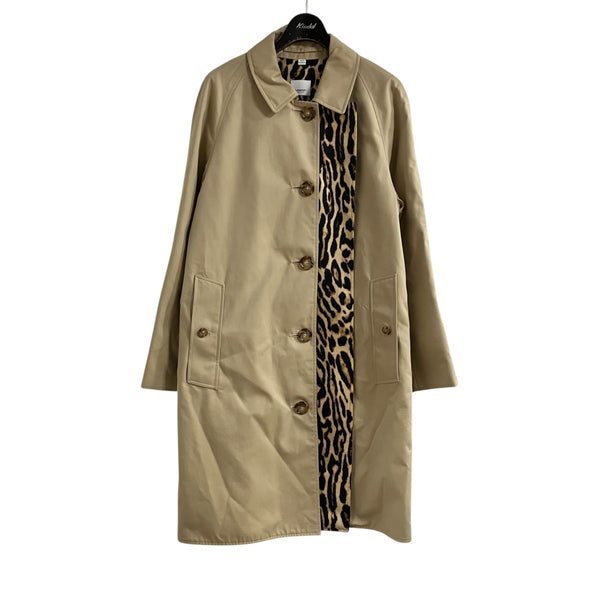 BURBERRY(バーバリー) レオパードスウィッチングステンカラーコート