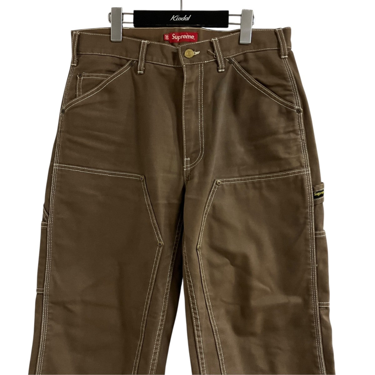 Supreme ダブルニーキャンバスパンツ 古着・中古-2枚目のアイテム画像