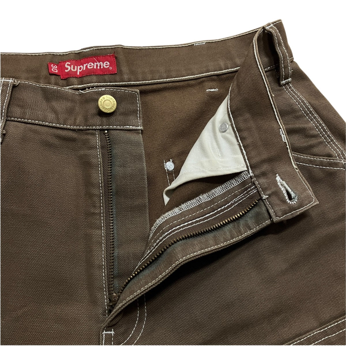 Supreme ダブルニーキャンバスパンツ 古着・中古-5枚目のアイテム画像