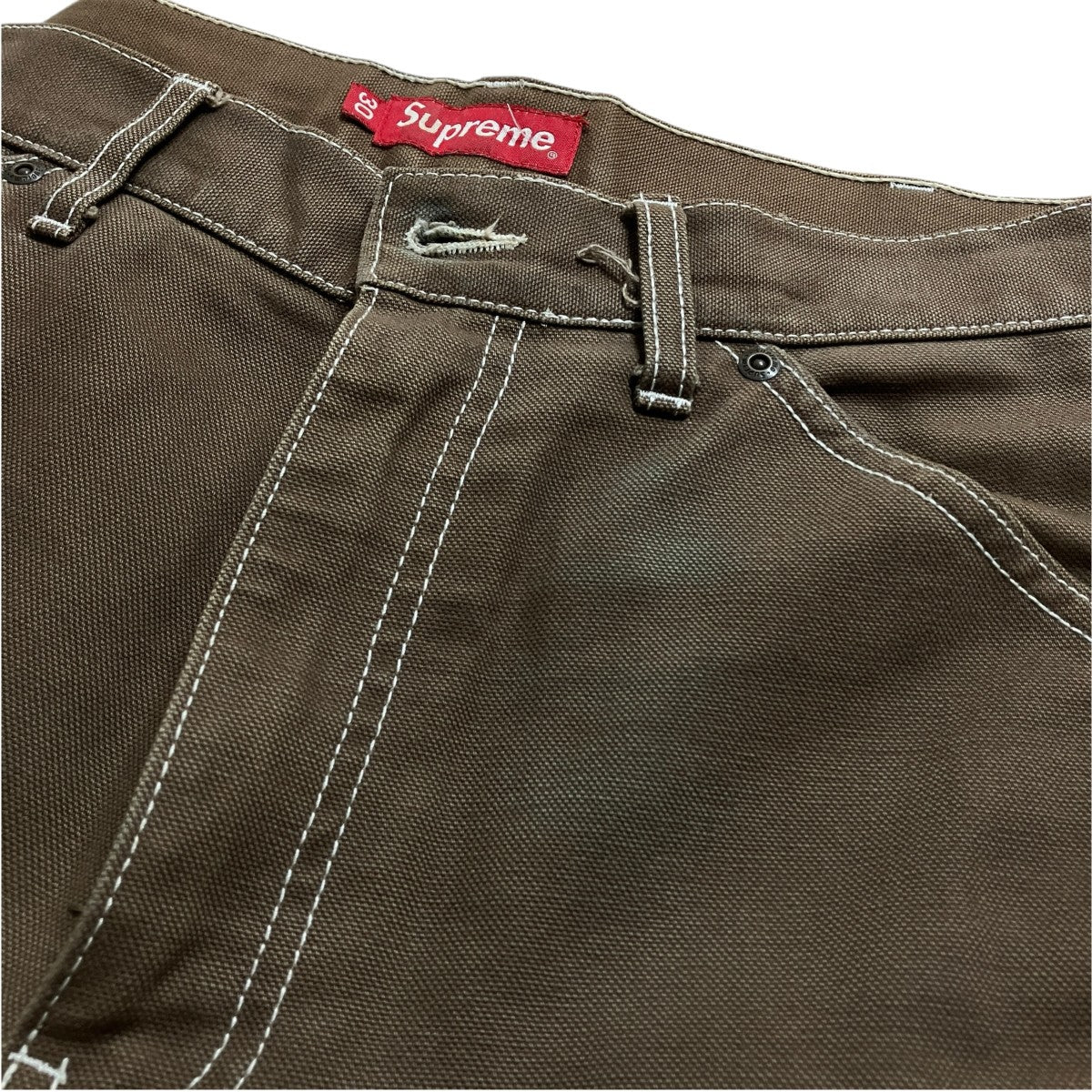 Supreme ダブルニーキャンバスパンツ 古着・中古-6枚目のアイテム画像