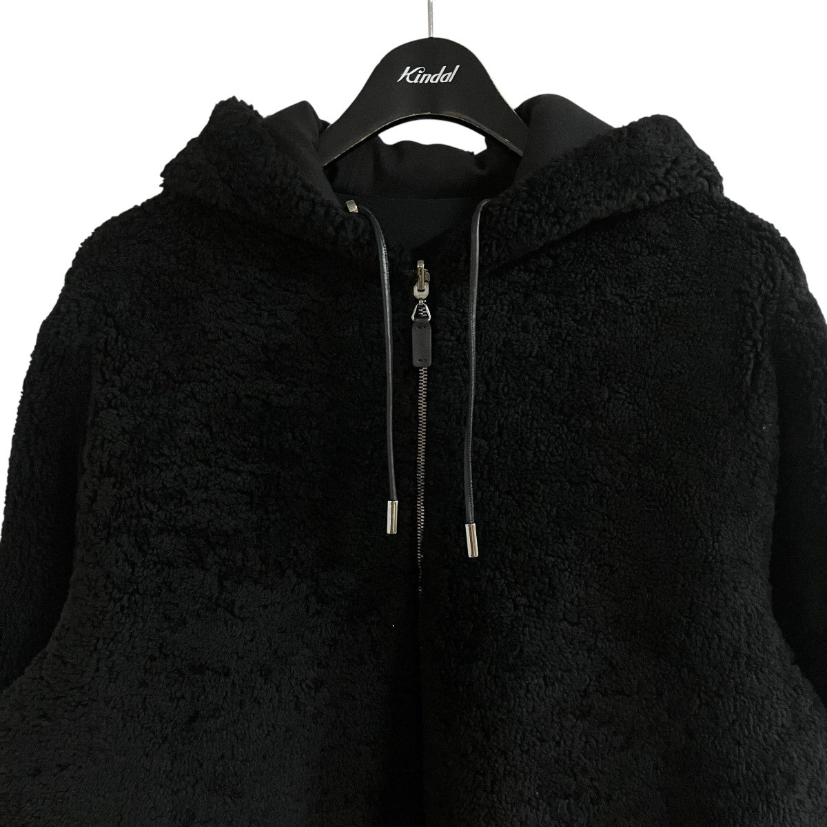 EMPORIO ARMANI リバーシブルボアフーデッドコート 古着・中古-2枚目のアイテム画像