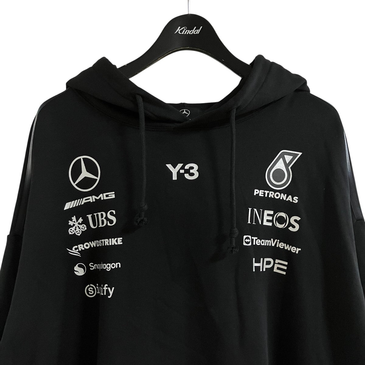 Y-3×Mercedes Benz プルオーバーパーカー 古着・中古-2枚目のアイテム画像