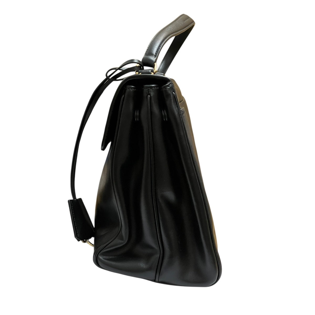 PRADA ソフトカーフレザー フラップ 2WAY ハンドバッグ 古着・中古-3枚目のアイテム画像