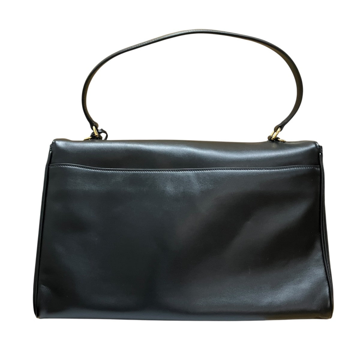 PRADA ソフトカーフレザー フラップ 2WAY ハンドバッグ 古着・中古-4枚目のアイテム画像