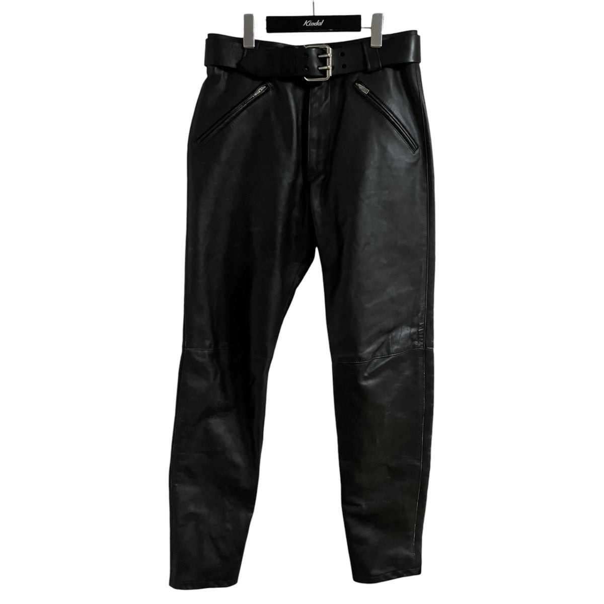 Saint Laurent Paris レザーパンツ 古着・中古-1枚目のアイテム画像