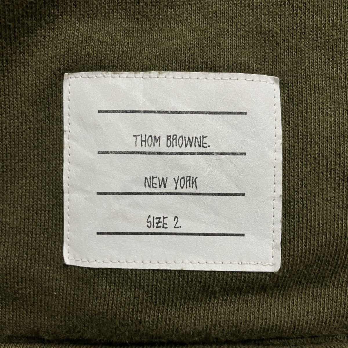 Thom Browne スウェットフーデッドカーディガン 古着・中古-5枚目のアイテム画像