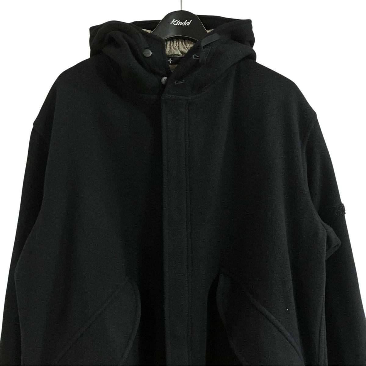 STONE ISLAND ARCHIVEウールフーデッドコート 古着・中古-2枚目のアイテム画像