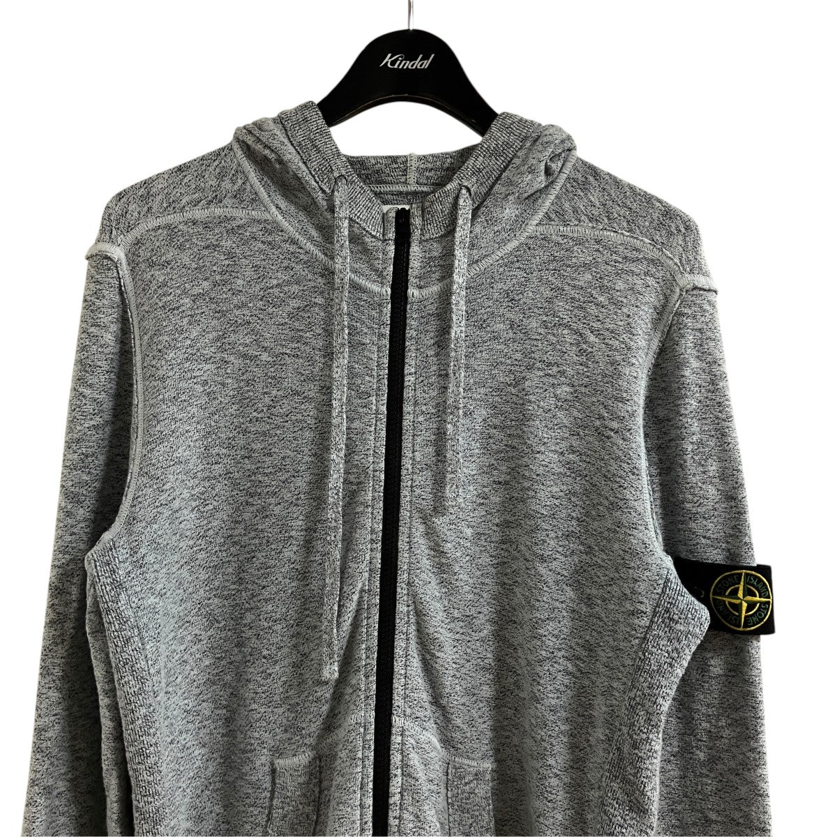 STONE ISLAND ニットフーデッドパーカー ジャケット 古着・中古-2枚目のアイテム画像
