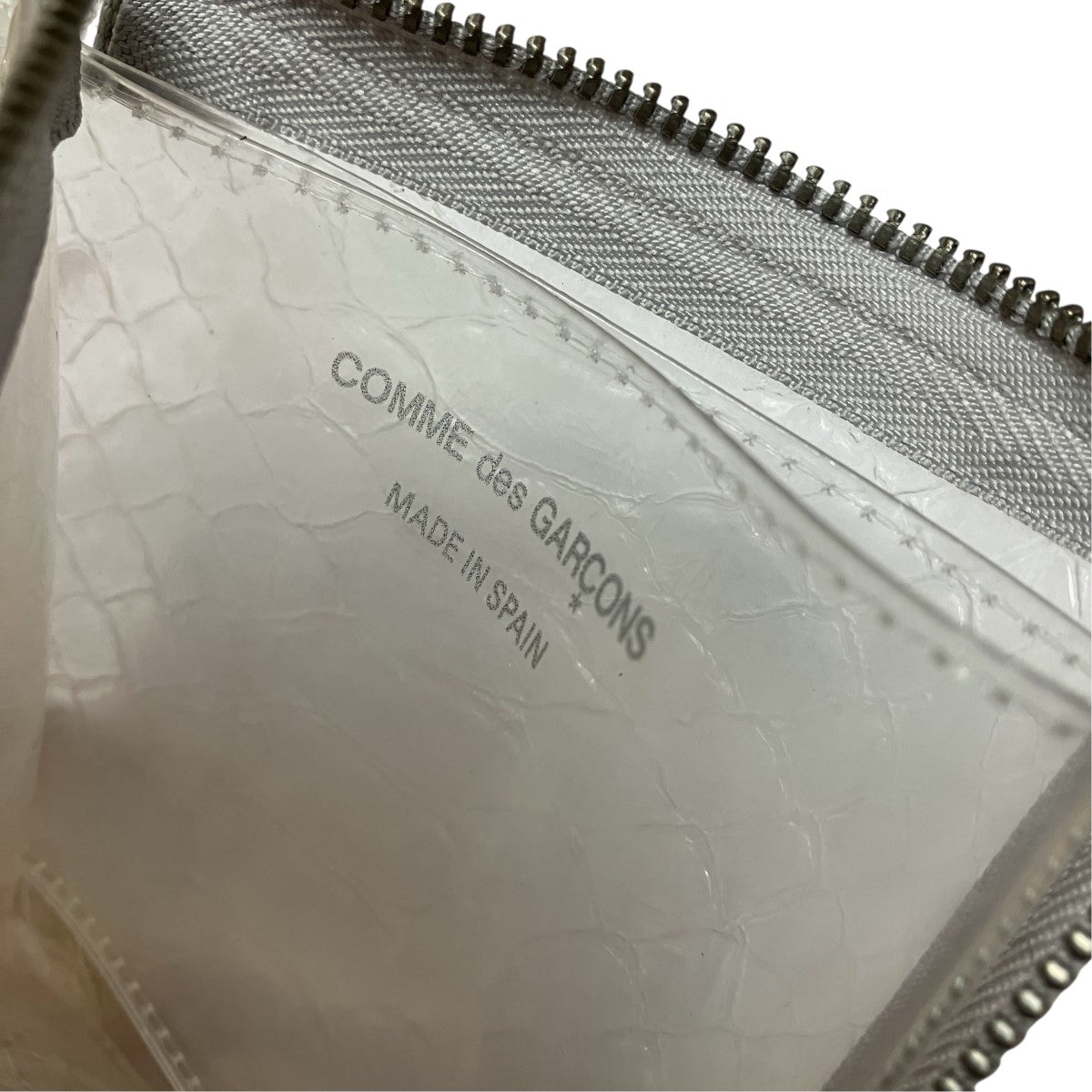 COMME des GARCONS クリアコンパクトウォレット 財布 古着・中古-6枚目のアイテム画像