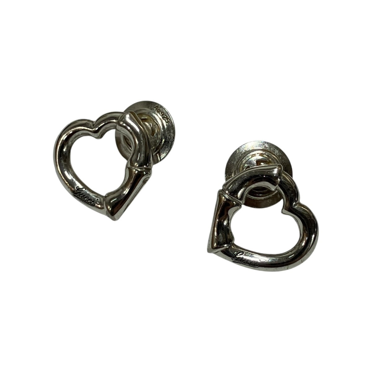 GUCCI ハートモチーフピアス 古着・中古-1枚目のアイテム画像