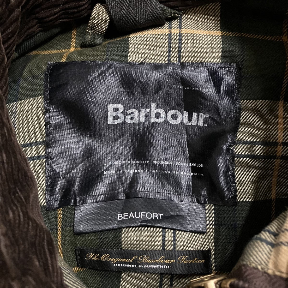 Barbour オイルドジャケット 古着・中古-5枚目のアイテム画像