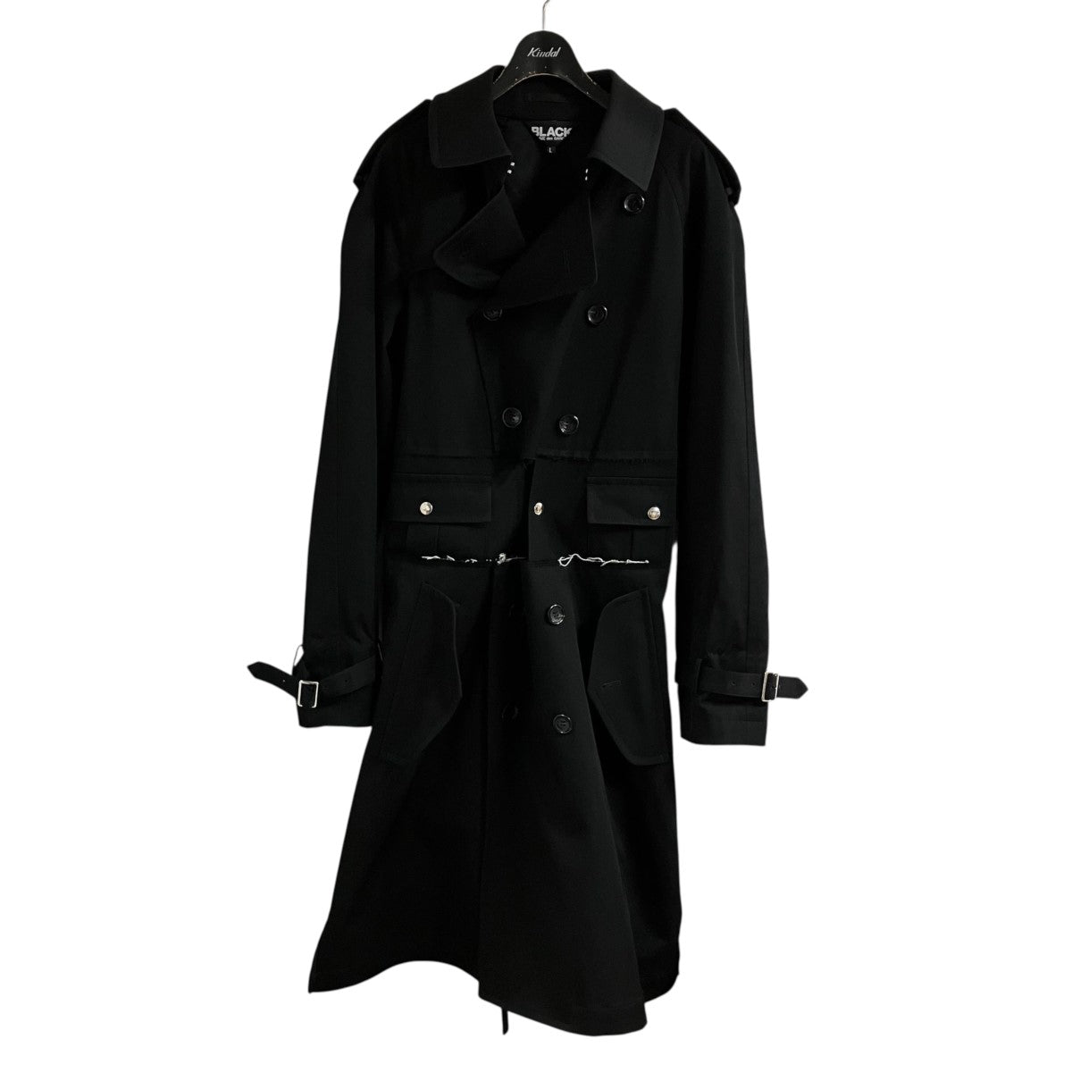 BLACK COMME des GARCONS 切替トレンチコート 古着・中古-1枚目のアイテム画像