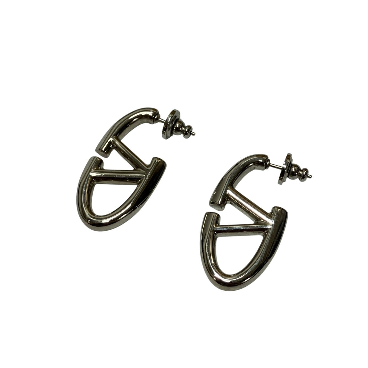 VALENTINO GARAVANI Vシグネチャーピアス 古着・中古-1枚目のアイテム画像