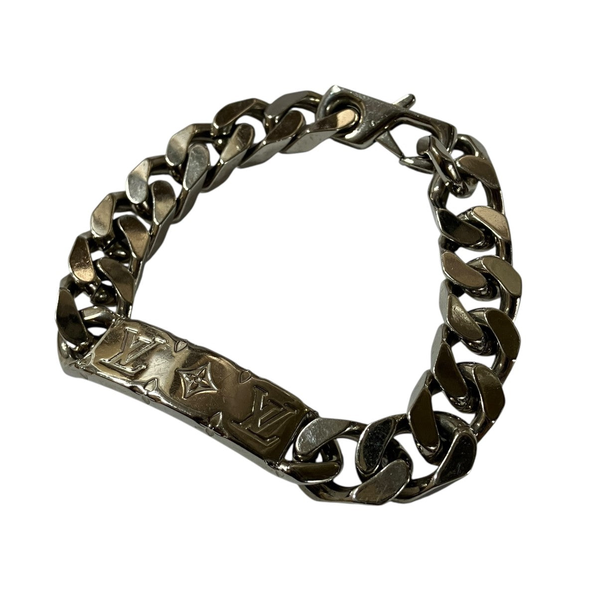 LOUIS VUITTON モノグラム チェーンブレスレット 古着・中古-1枚目のアイテム画像