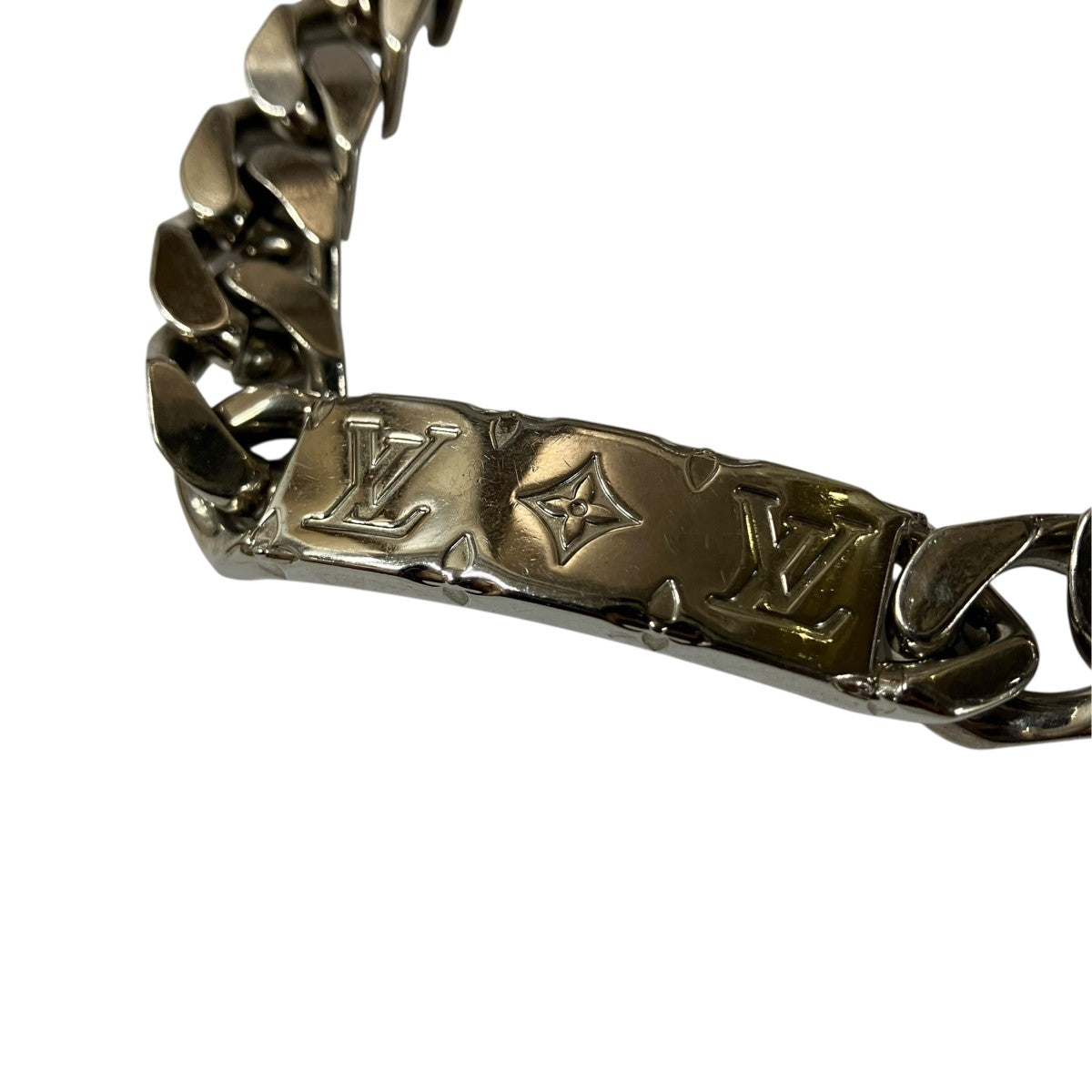 LOUIS VUITTON モノグラム チェーンブレスレット 古着・中古-3枚目のアイテム画像