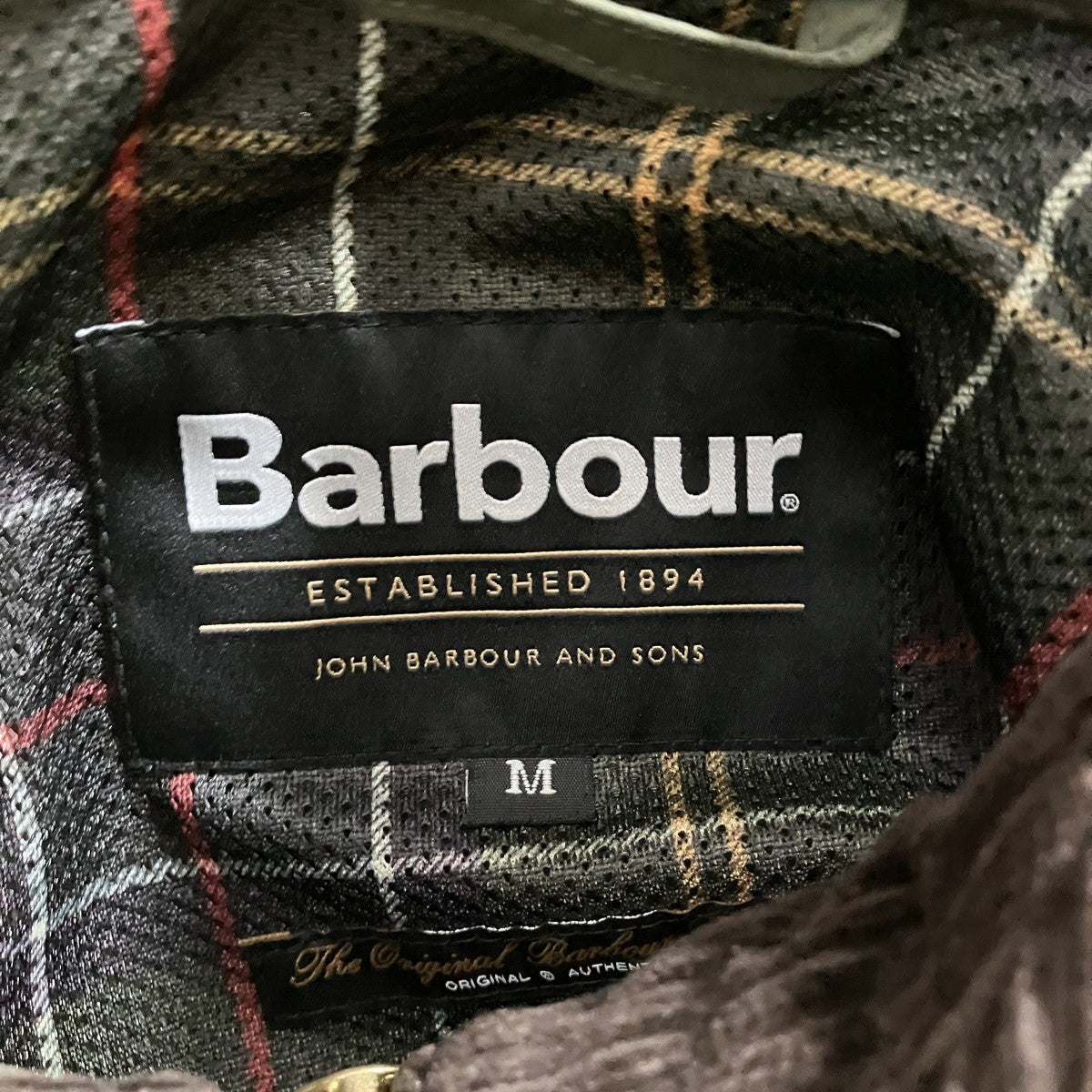 Barbour ピーチスキンジャケット 古着・中古-5枚目のアイテム画像