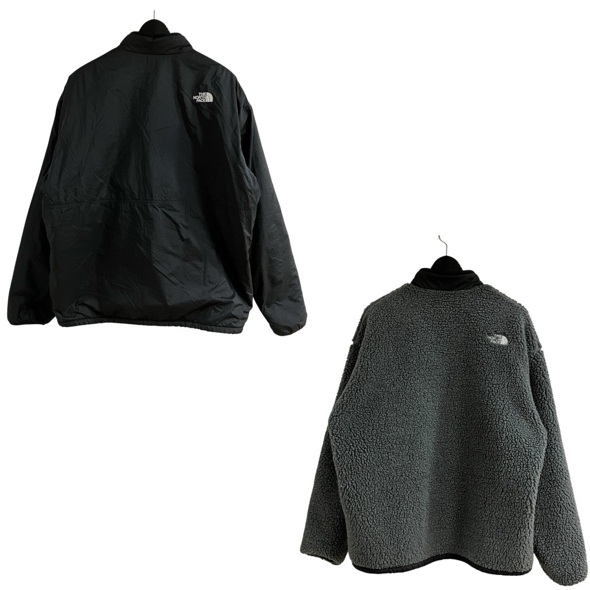 THE NORTH FACE リバーシブルエクストリームパイルジャケット ボアジャケット 古着・中古-4枚目のアイテム画像