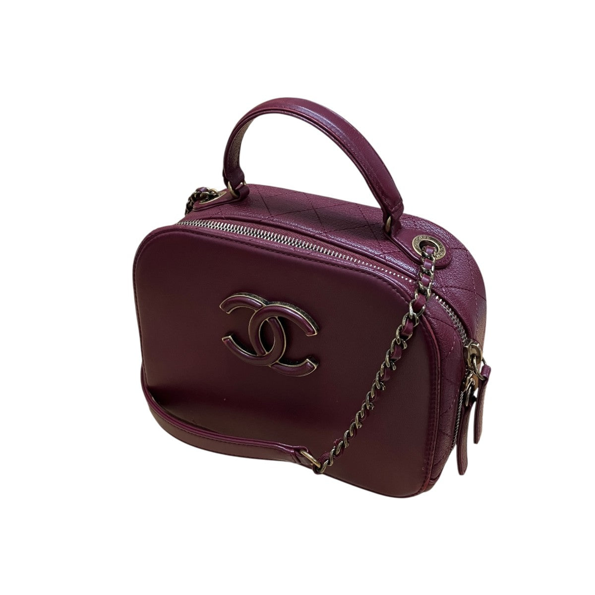 CHANEL ラムスキン ココマーク チェーンショルダーバッグ 古着・中古-1枚目のアイテム画像