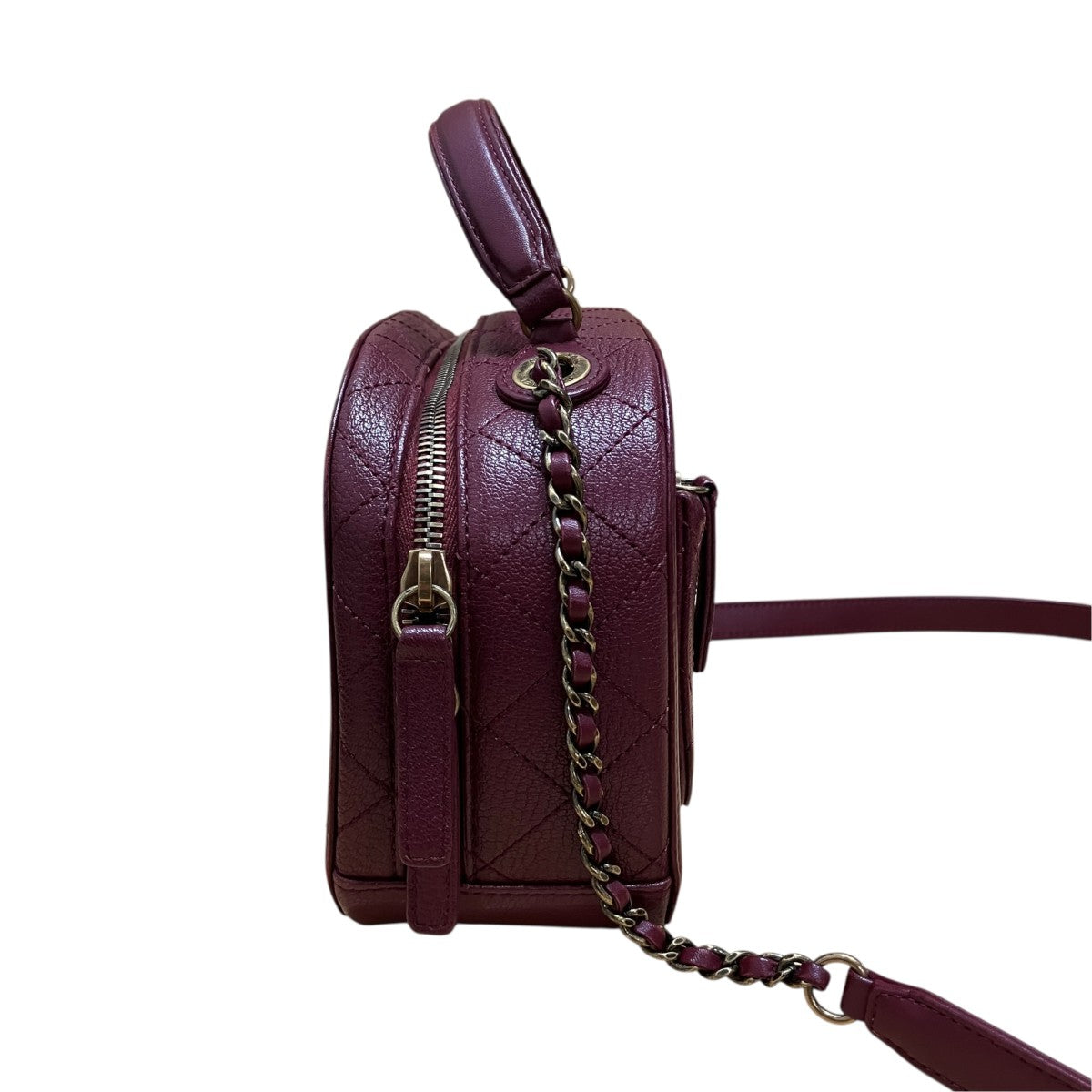 CHANEL ラムスキン ココマーク チェーンショルダーバッグ 古着・中古-3枚目のアイテム画像