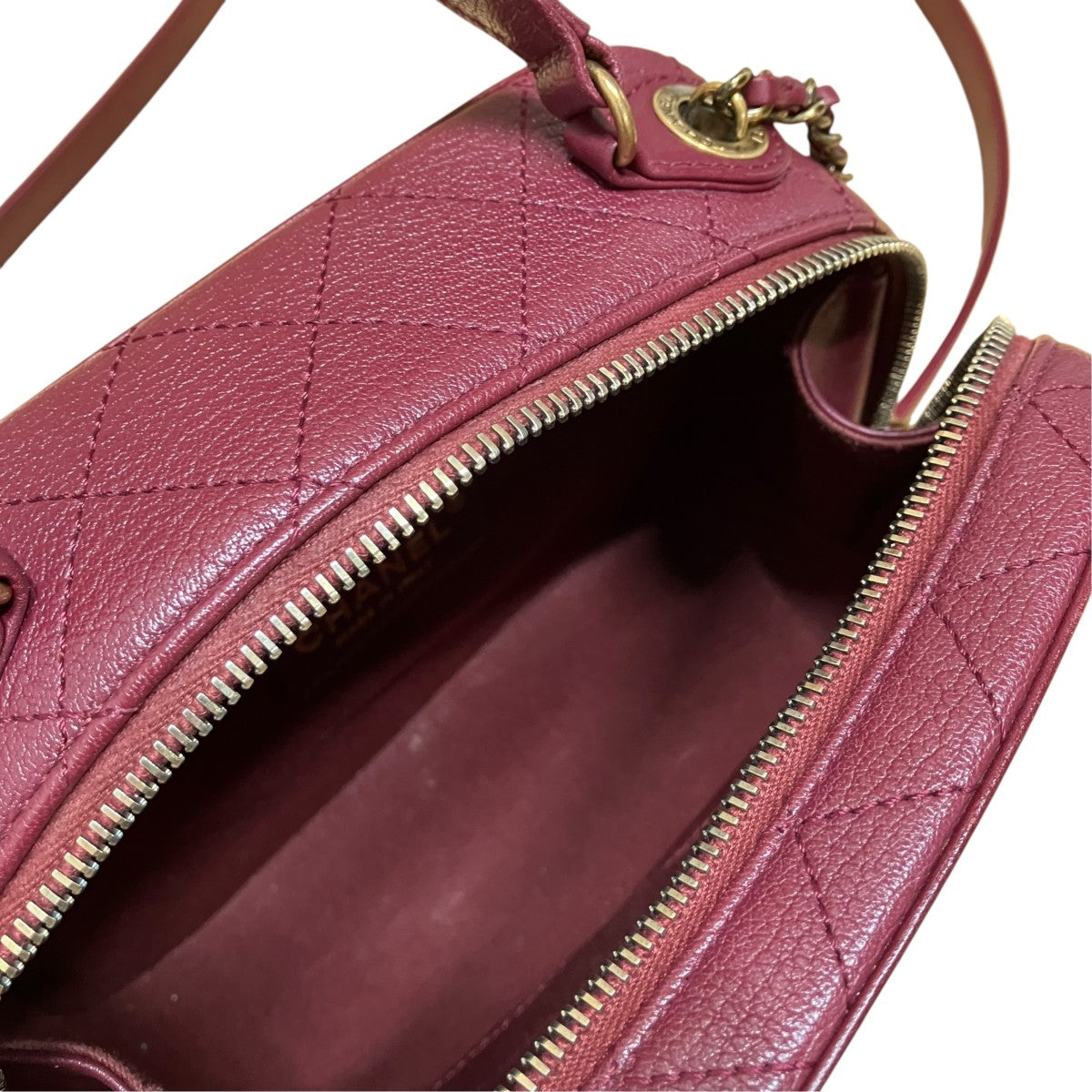 CHANEL ラムスキン ココマーク チェーンショルダーバッグ 古着・中古-6枚目のアイテム画像