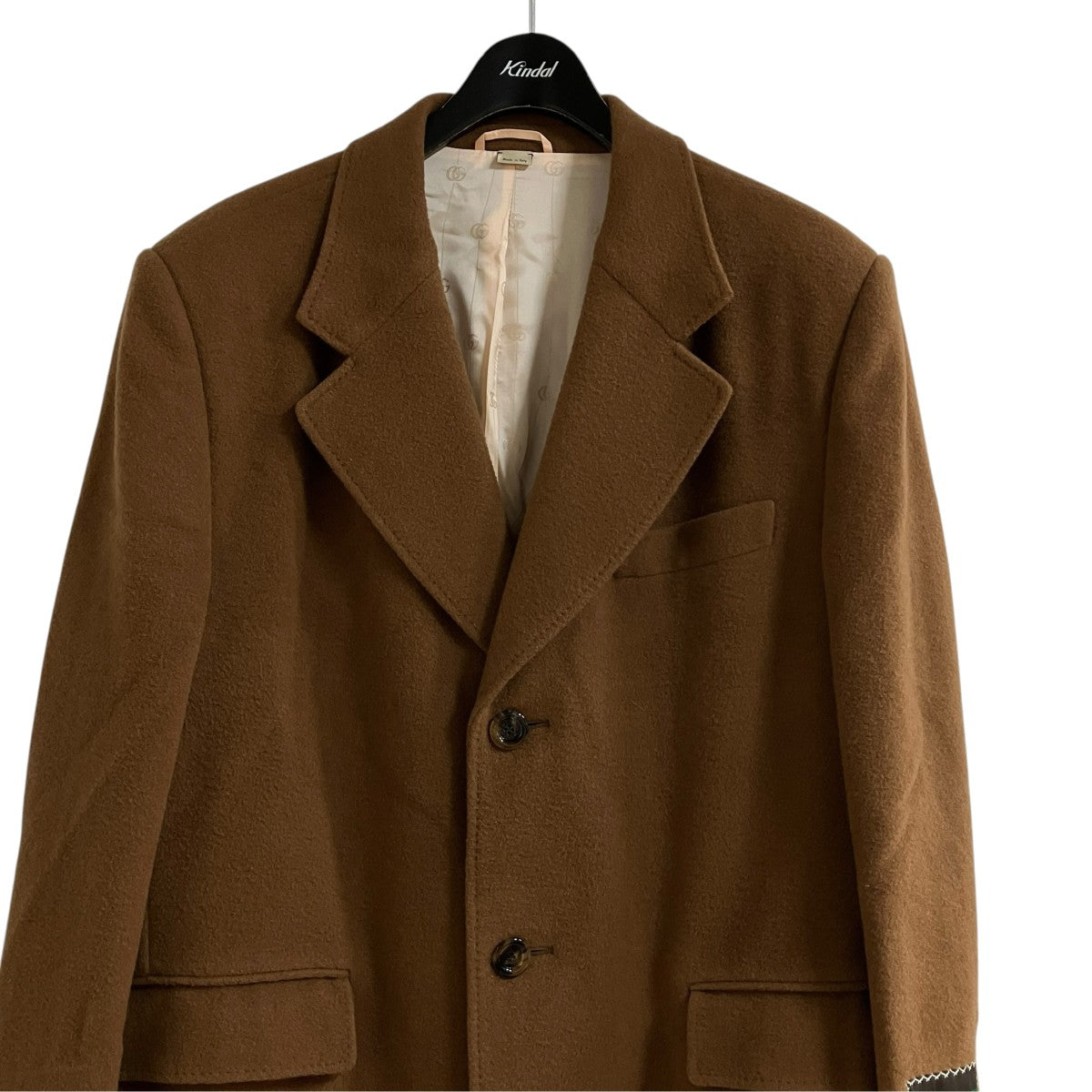 GUCCI ウールチェスターコート 古着・中古-2枚目のアイテム画像