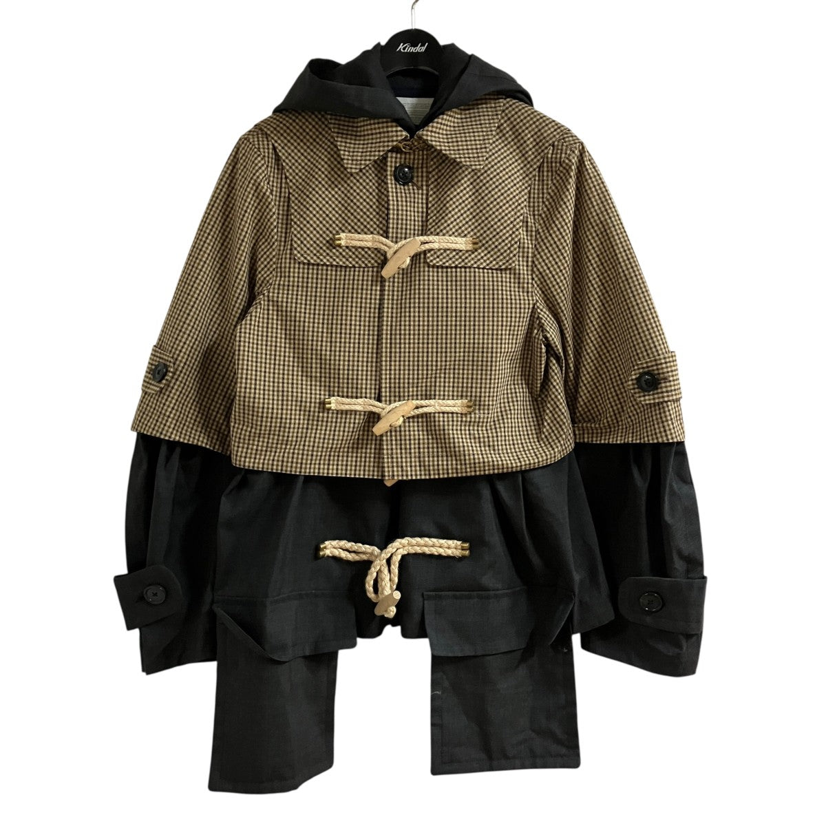 KOLOR ドッキングダッフルコート 古着・中古-1枚目のアイテム画像