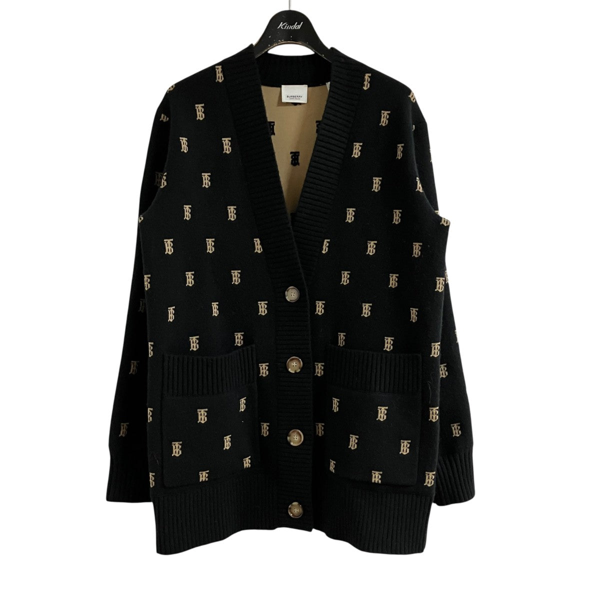 BURBERRY PALENA モノグラムカーディガン 古着・中古-1枚目のアイテム画像