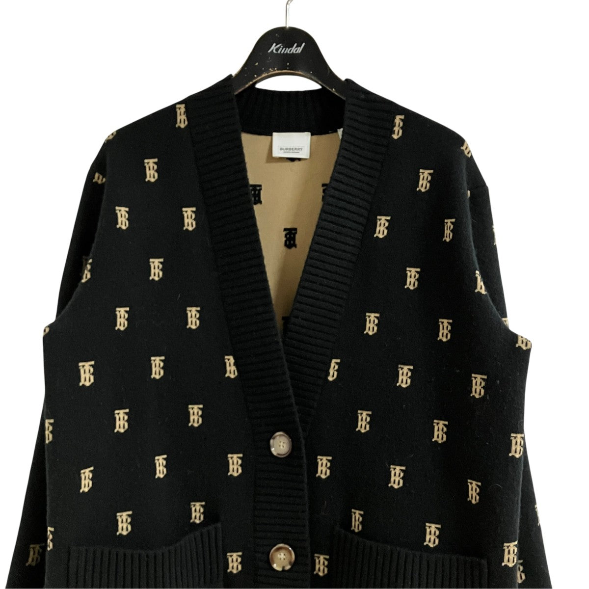 BURBERRY PALENA モノグラムカーディガン 古着・中古-2枚目のアイテム画像