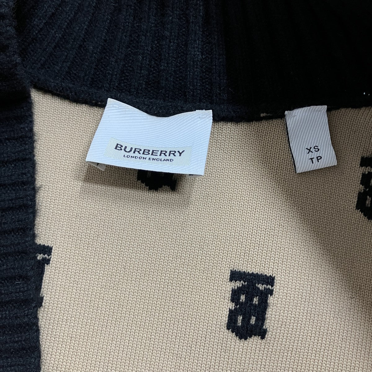 BURBERRY PALENA モノグラムカーディガン 古着・中古-5枚目のアイテム画像