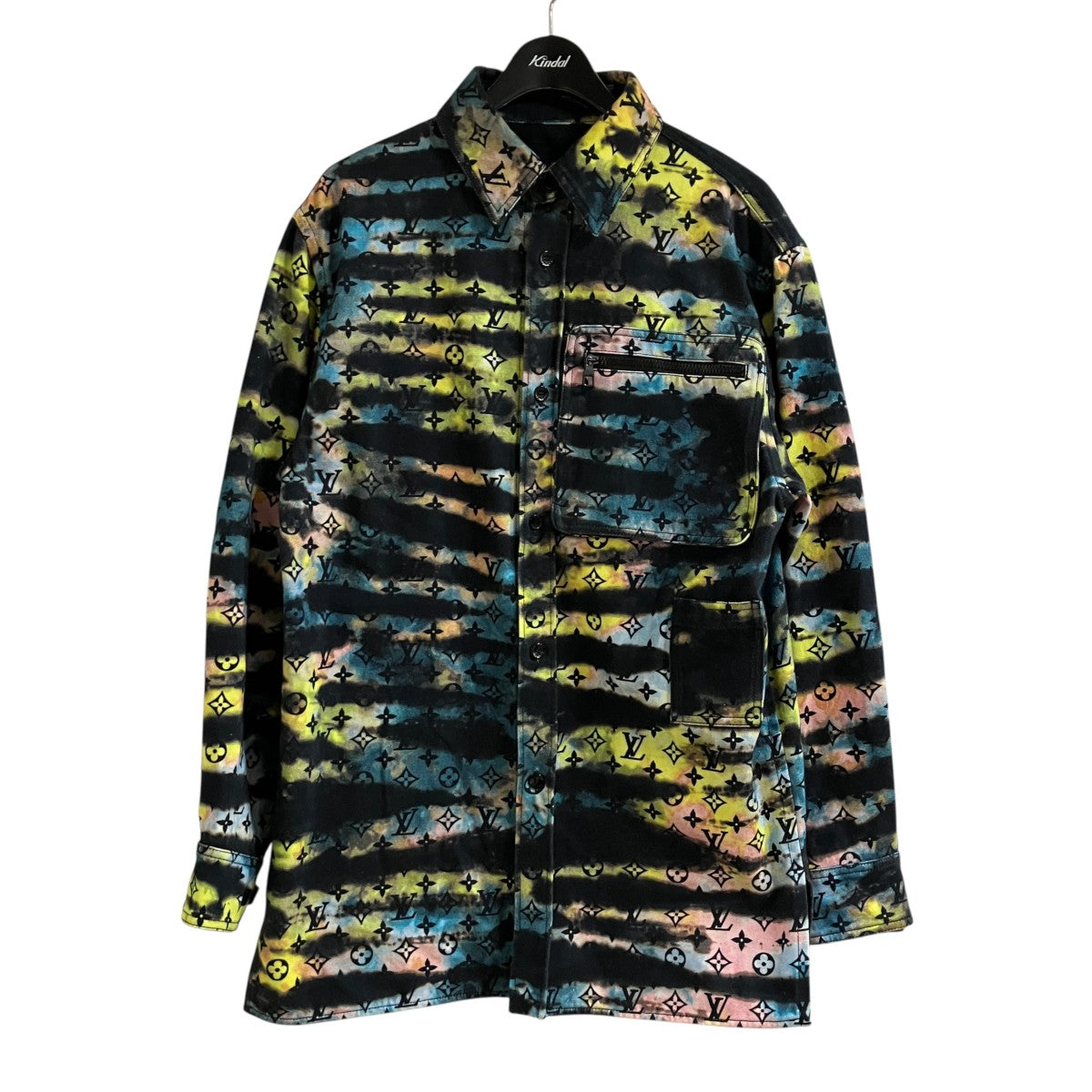 LOUIS VUITTON モノグラムタイダイ デニムジャケット 古着・中古-1枚目のアイテム画像