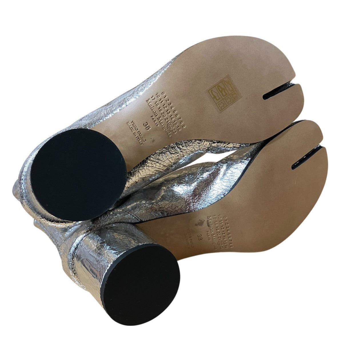 Maison Margiela ブロークンミラー加工足袋ブーツ 古着・中古-6枚目のアイテム画像