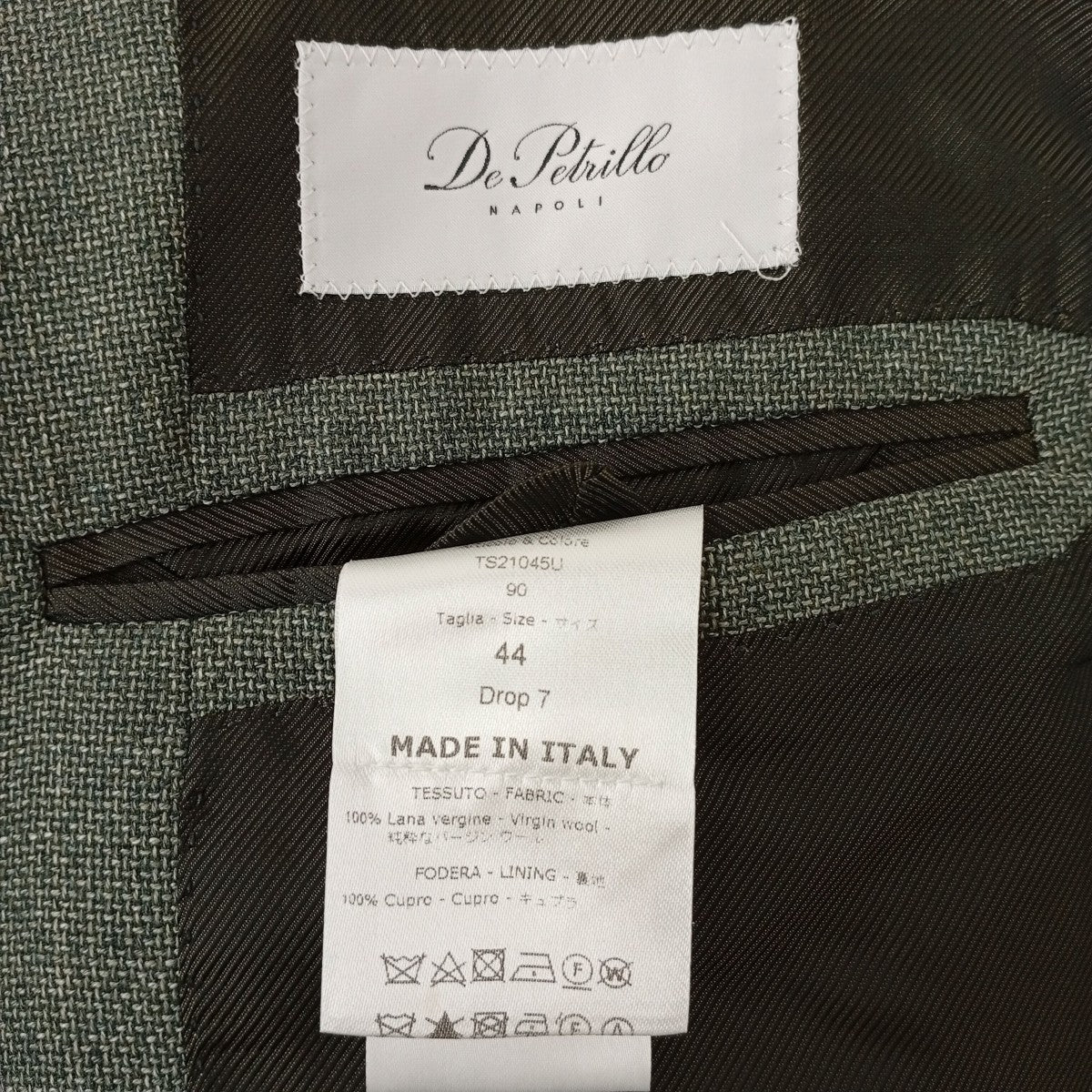 De Petrillo テーラードジャケットTS21045U 古着・中古-3枚目のアイテム画像