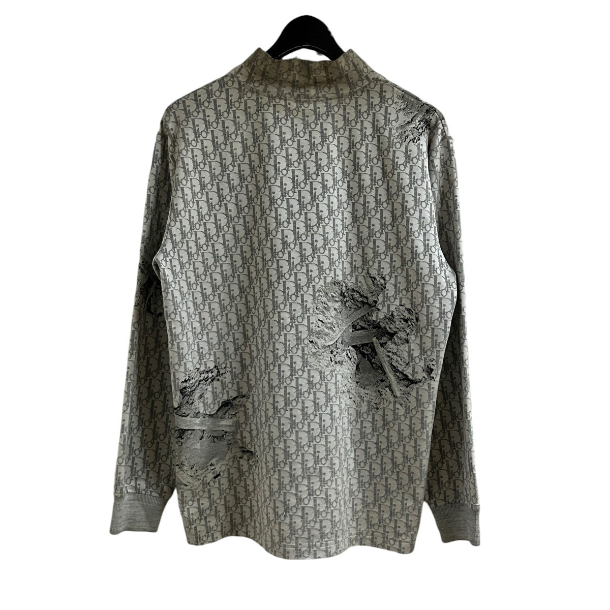 DIOR オブリークデザインハイネックカットソー ロングスリーブTシャツ 古着・中古-3枚目のアイテム画像