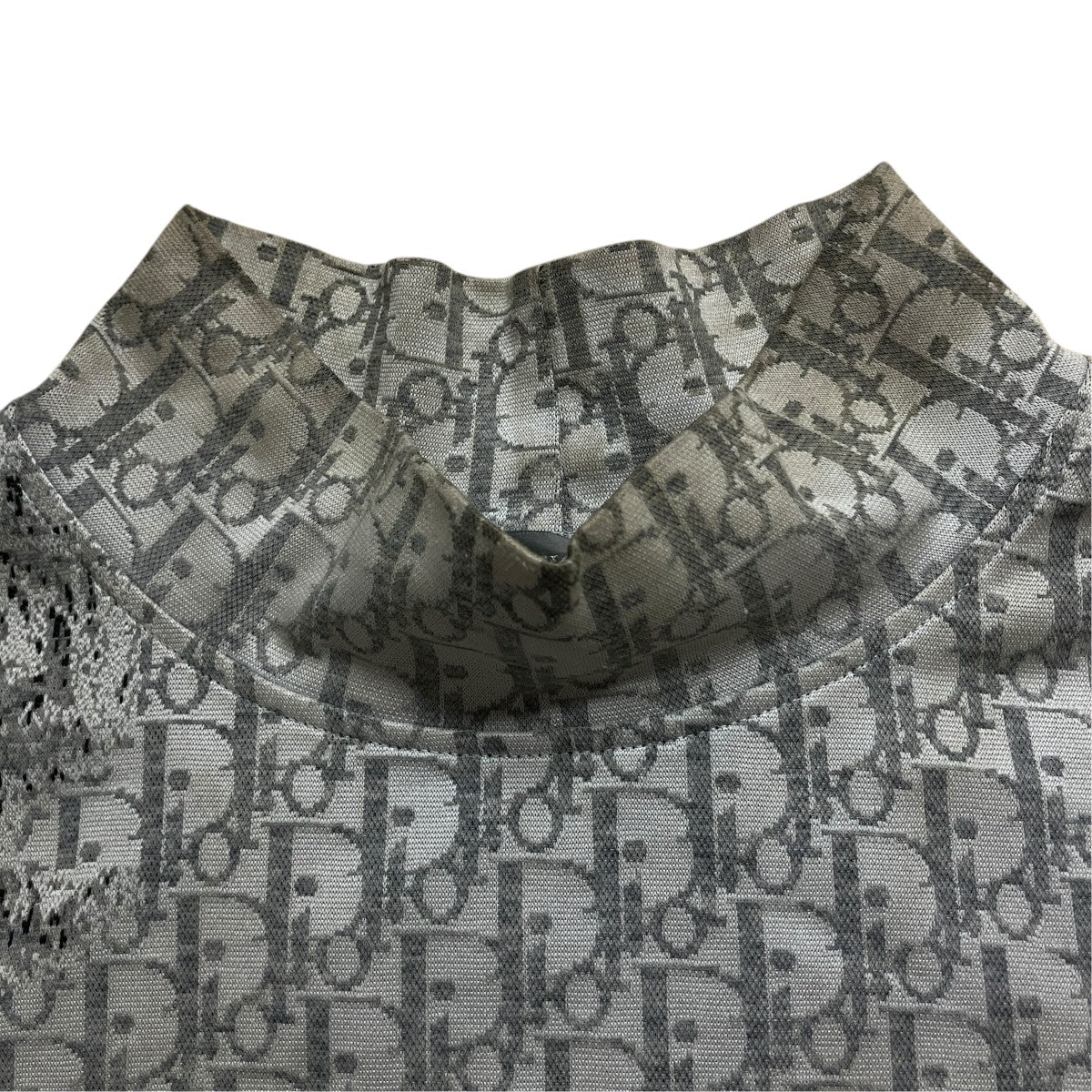 DIOR オブリークデザインハイネックカットソー ロングスリーブTシャツ 古着・中古-5枚目のアイテム画像