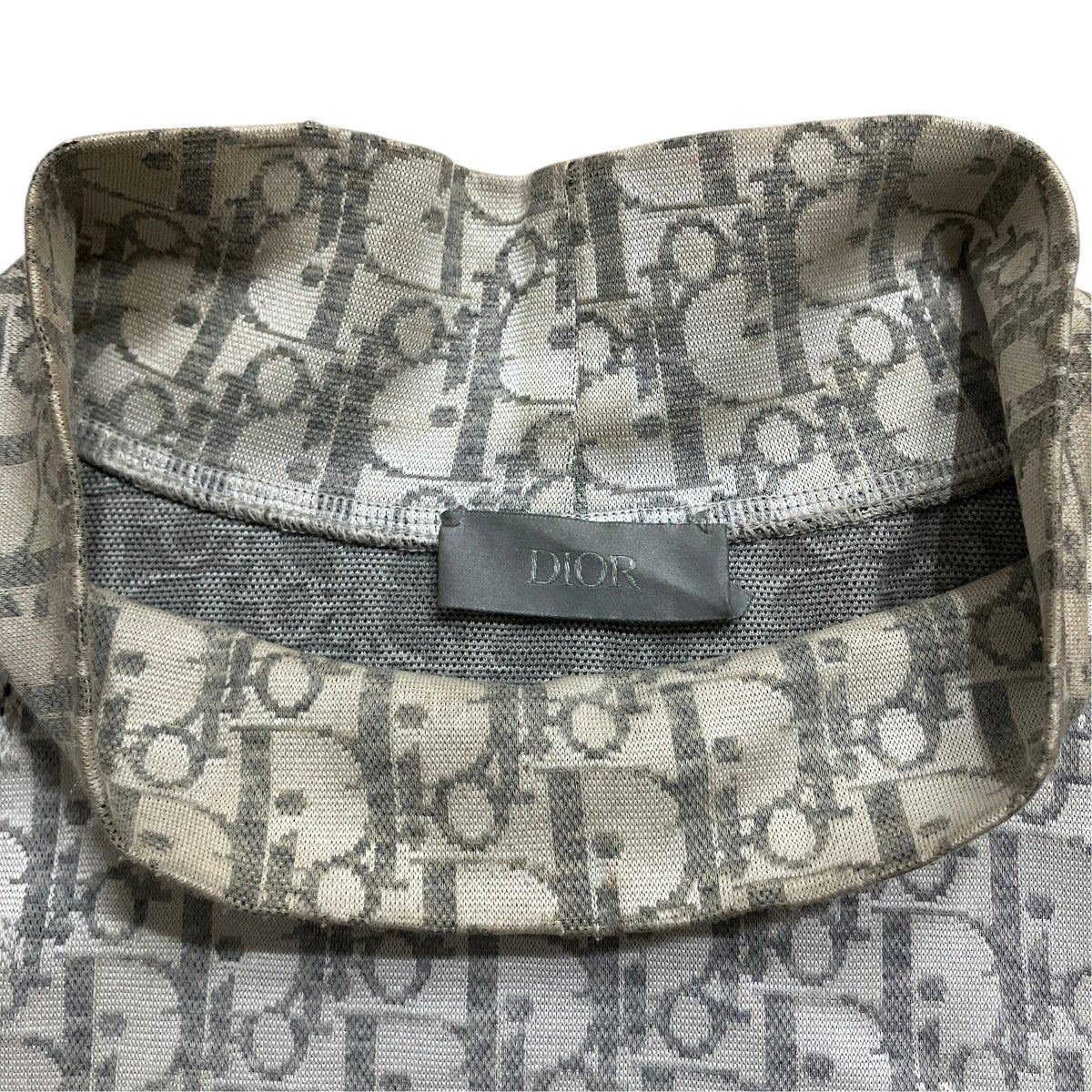DIOR オブリークデザインハイネックカットソー ロングスリーブTシャツ 古着・中古-6枚目のアイテム画像