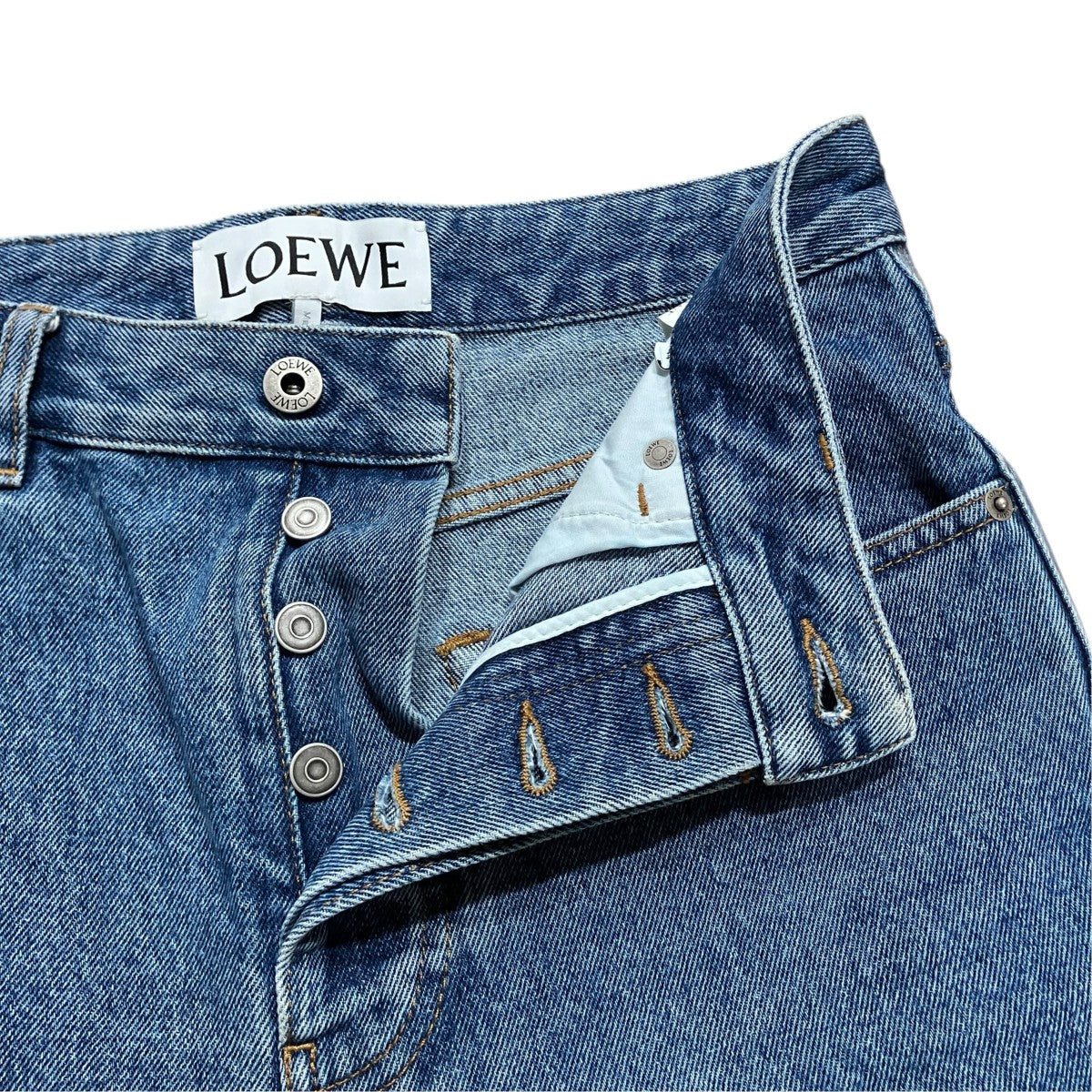 LOEWE アナグラムデニムパンツ 古着・中古-5枚目のアイテム画像
