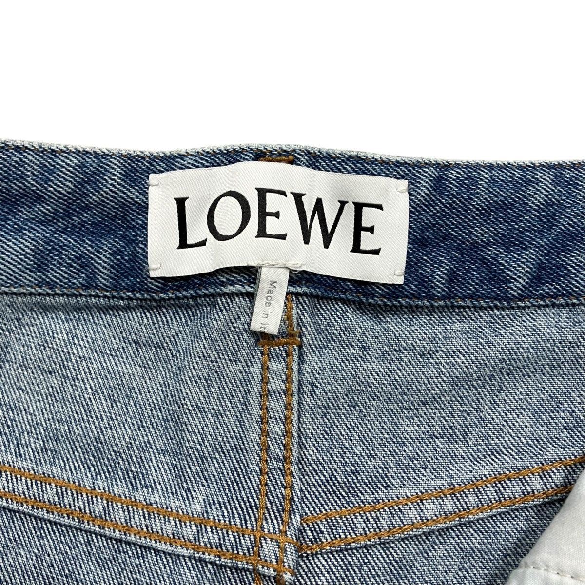 LOEWE アナグラムデニムパンツ 古着・中古-6枚目のアイテム画像