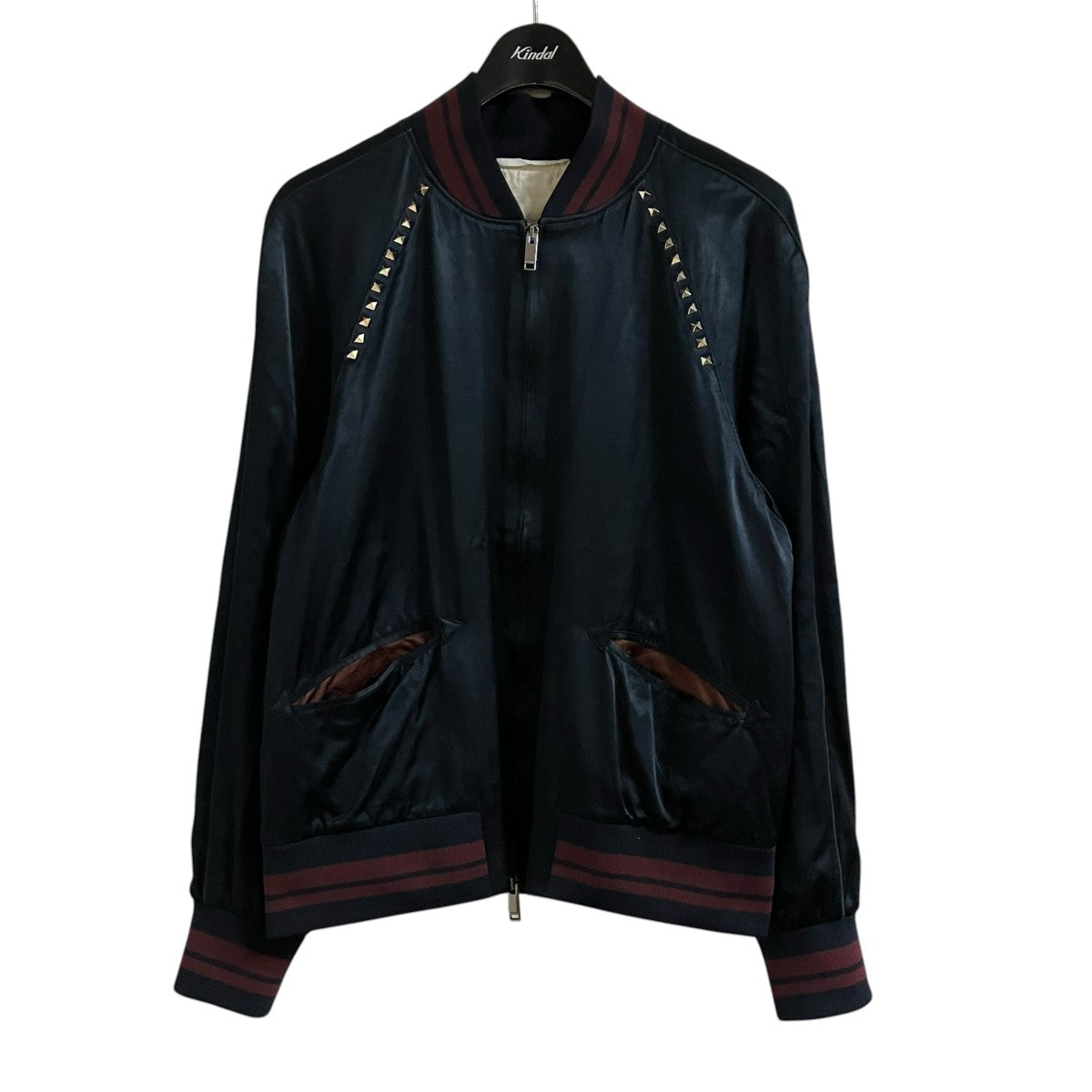 VALENTINO ロックスタッズボンバージャケット 古着・中古-1枚目のアイテム画像