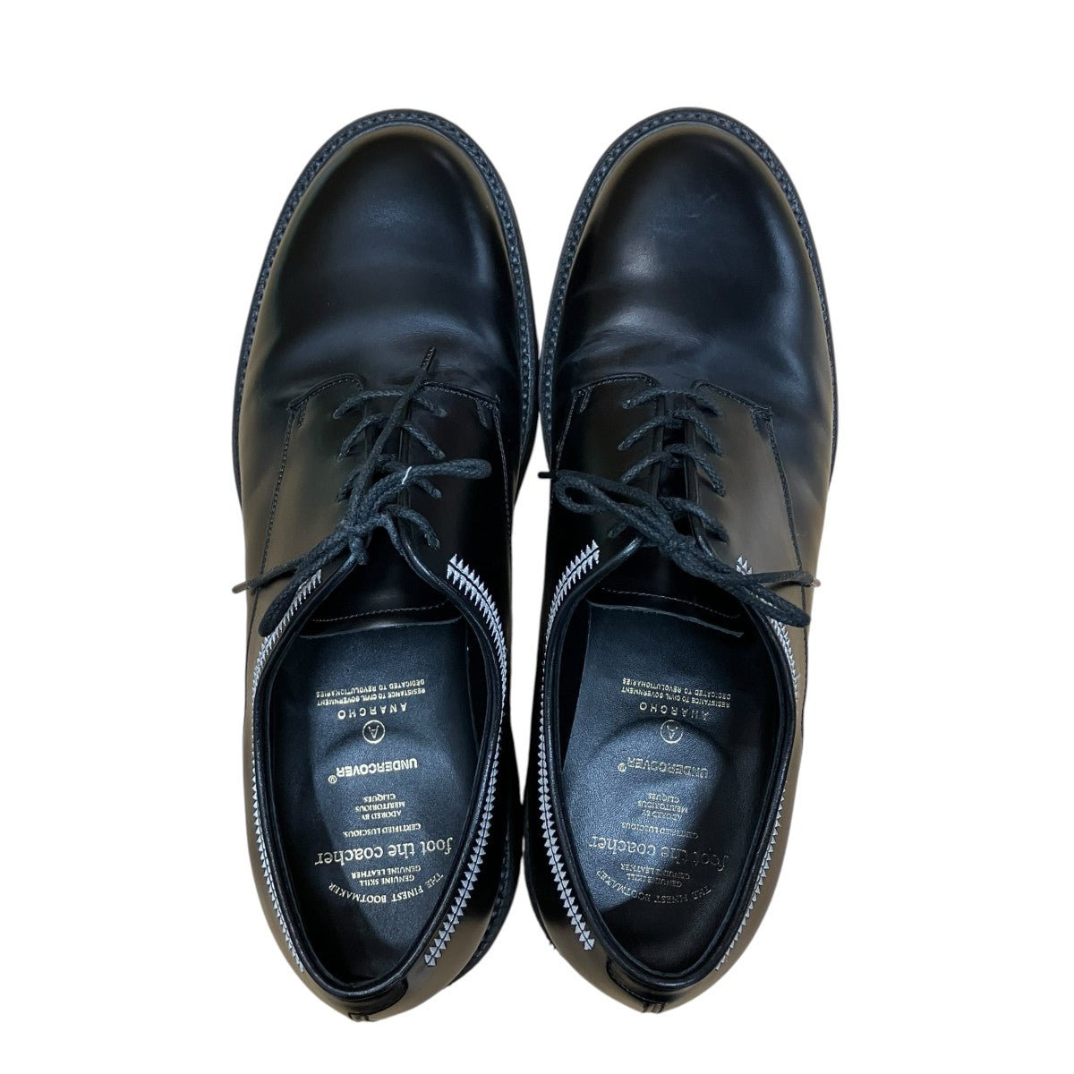 UNDERCOVER×foot the coacher レザーシューズ 古着・中古-6枚目のアイテム画像