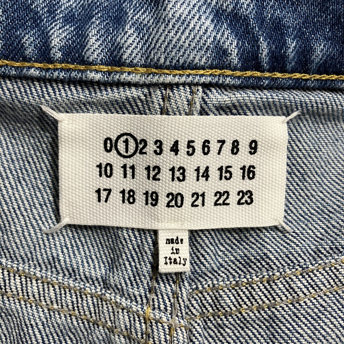 Maison Margiela スラッシュディティールデニムパンツ 古着・中古-6枚目のアイテム画像