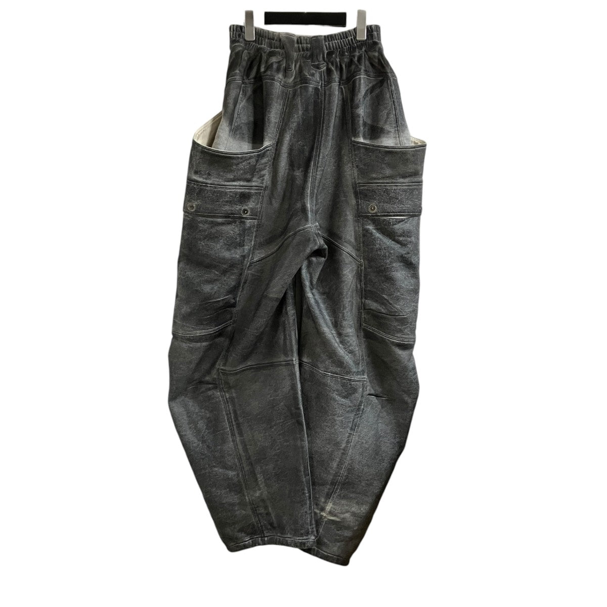 SUBLATIONS クラッキング コーテッド バナナ カッティング スウェット パンツ 古着・中古-3枚目のアイテム画像