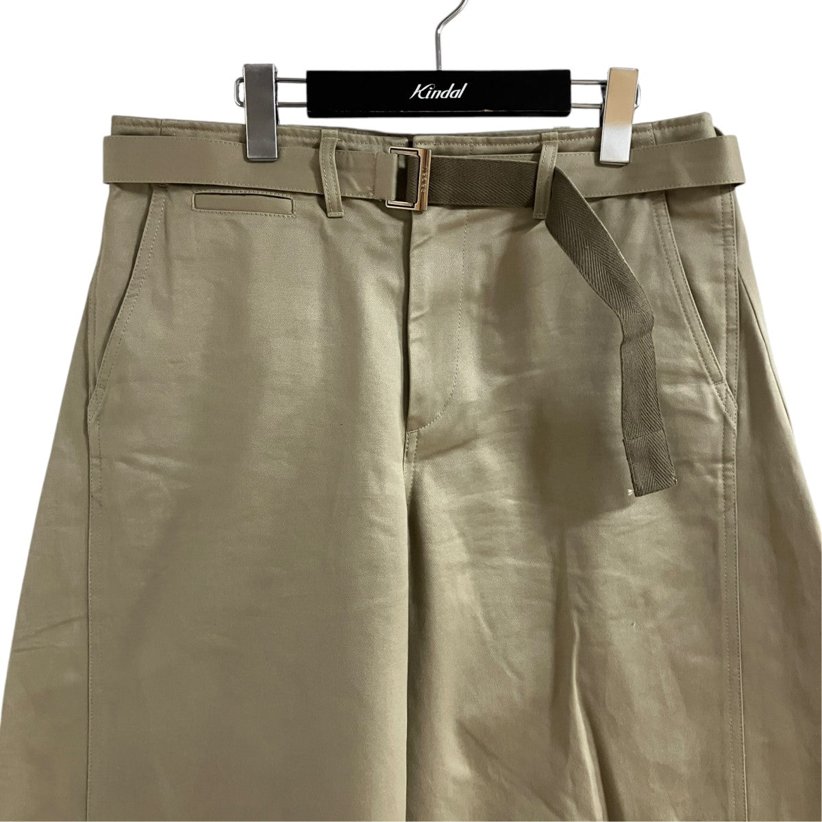 sacai コットンチノパン 古着・中古-2枚目のアイテム画像