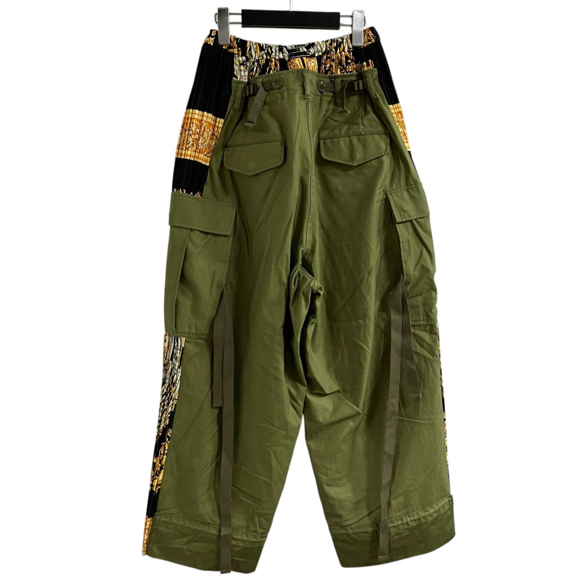 JUNYA WATANABE プリーツ切替カーゴパンツ 古着・中古-3枚目のアイテム画像