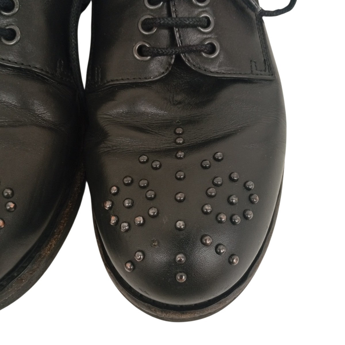 EMPORIO ARMANI スタッズレザーシューズ 古着・中古-3枚目のアイテム画像