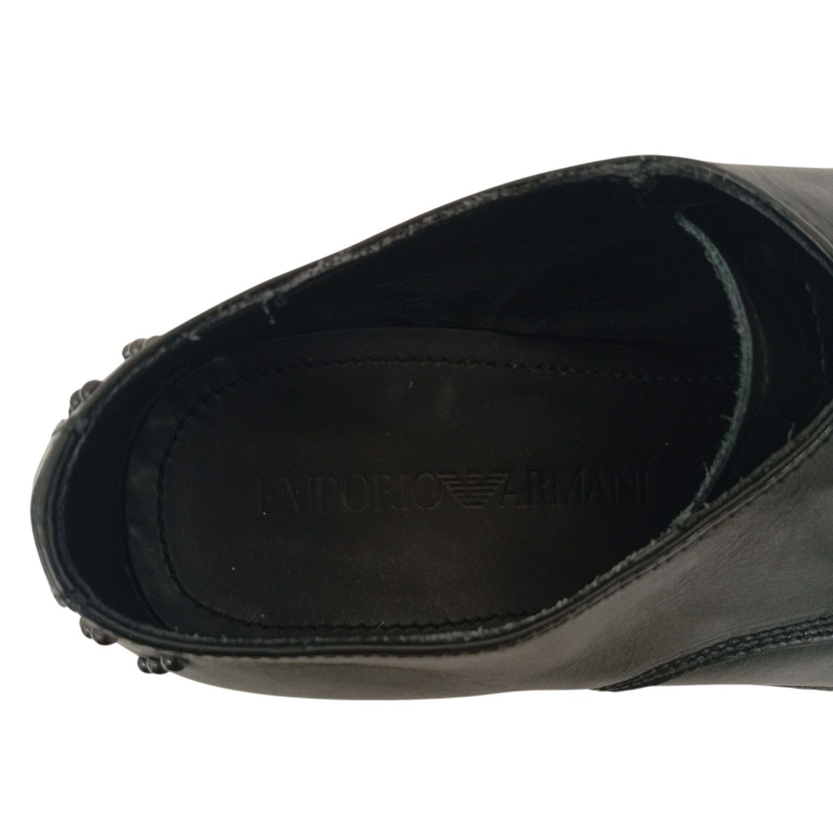 EMPORIO ARMANI スタッズレザーシューズ 古着・中古-6枚目のアイテム画像