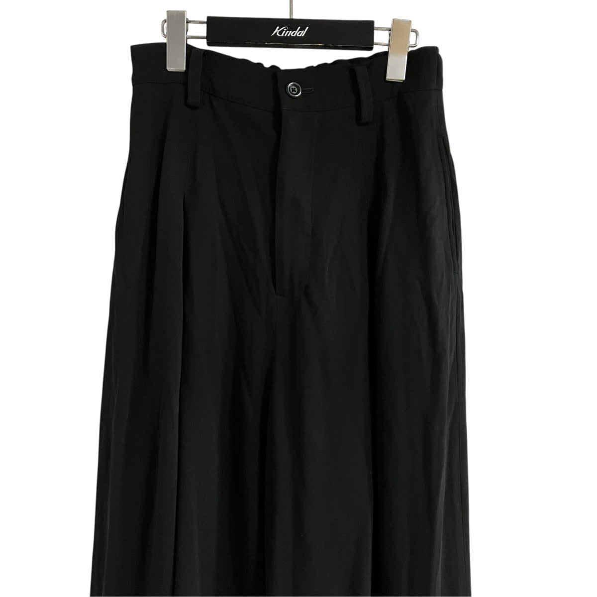 UJOH×STUDIOUS ドレープワイドレッグパンツ 古着・中古-2枚目のアイテム画像