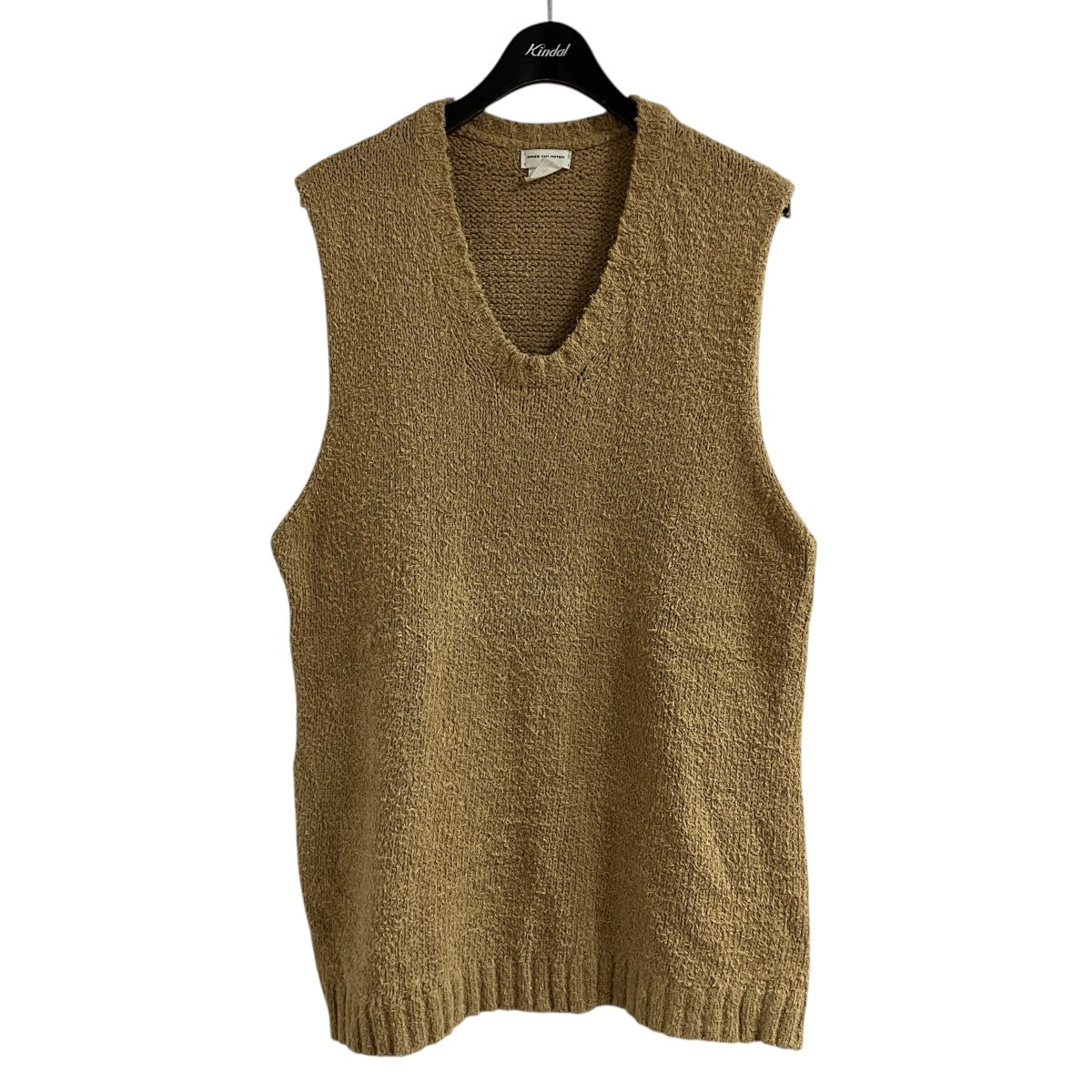 DRIES VAN NOTEN コットンニットベスト 古着・中古-1枚目のアイテム画像