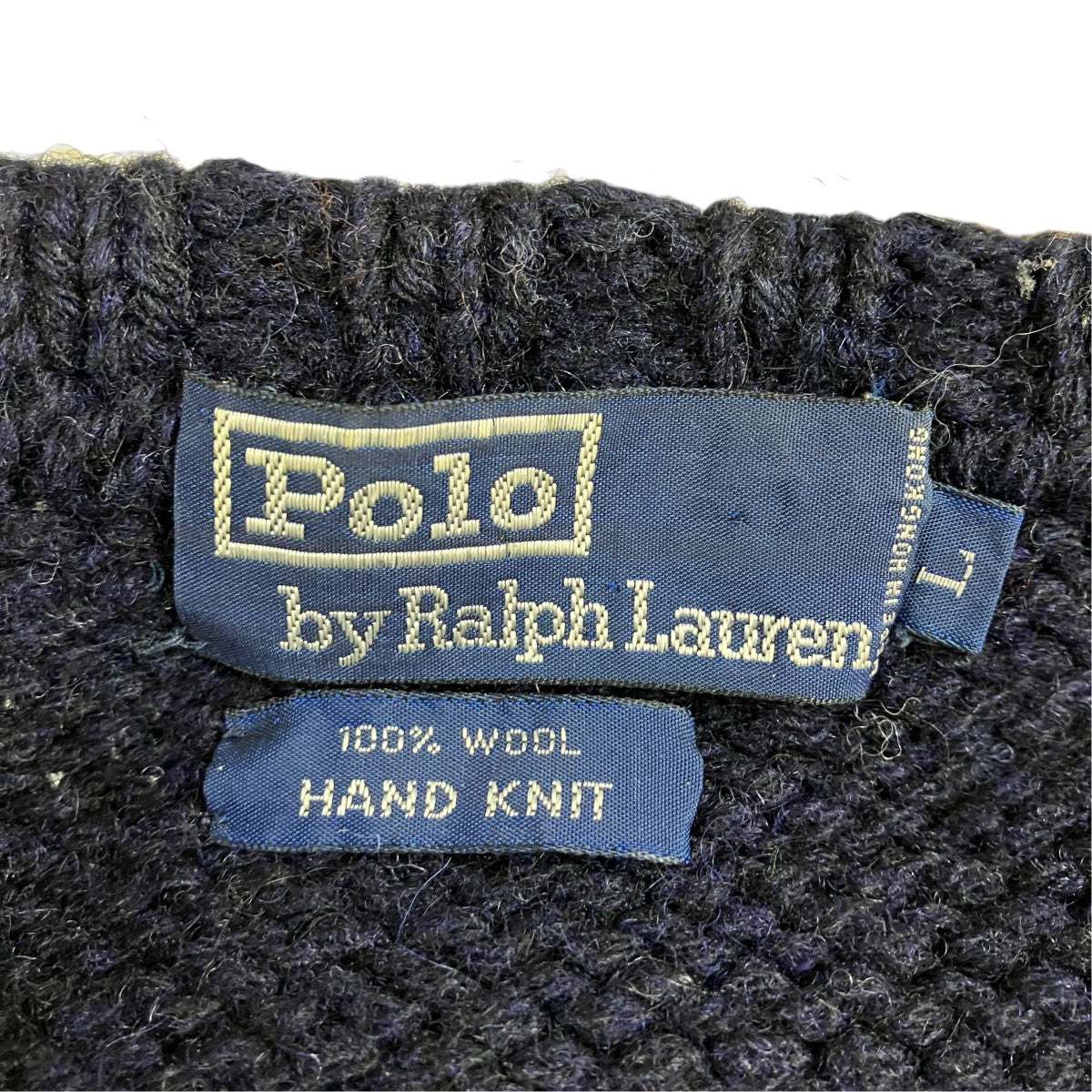 POLO RALPH LAUREN グラフィックハンドニット セーター 古着・中古-5枚目のアイテム画像