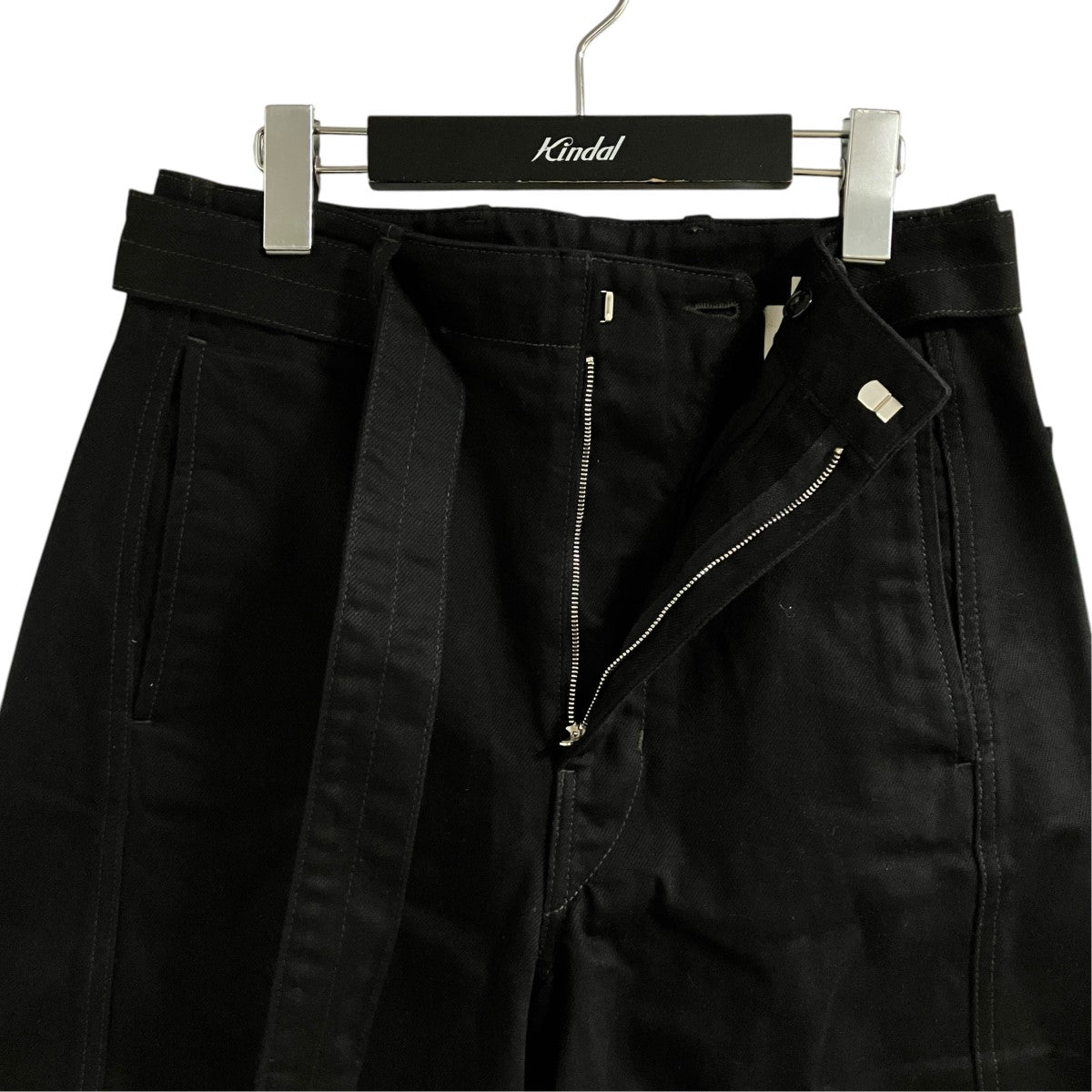LEMAIRE ツイストベルテッドパンツ 古着・中古-3枚目のアイテム画像