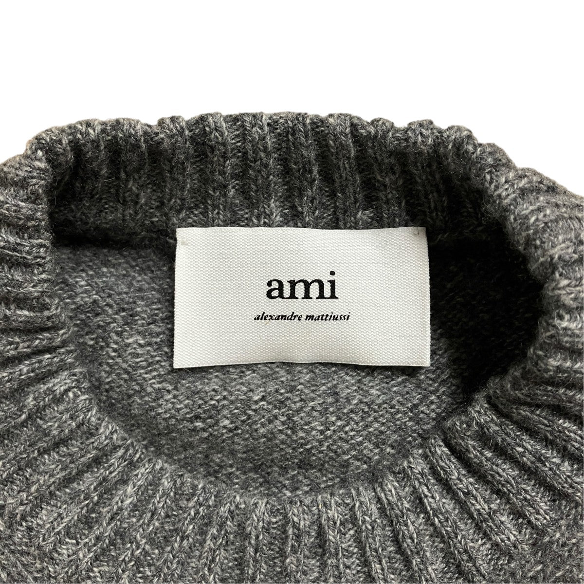 AMI Alexandre Mattiussi ハートロゴニット 古着・中古-5枚目のアイテム画像